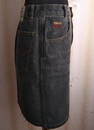 Юбка карандаш мини джинс дентм размер 46-485 фото