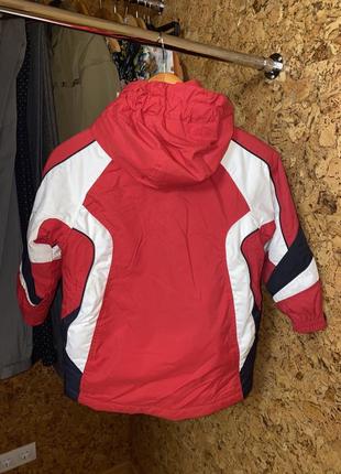 Красная фирменная куртка на мальчика iguana2 фото