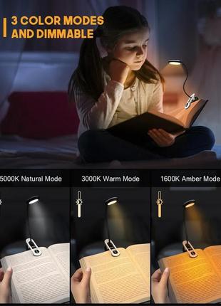 Крутая беспроводная лампа для чтения с usb и встроенным аккумулятором5 фото