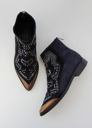 Брендовые кожаные ботинки zadig & voltaire3 фото