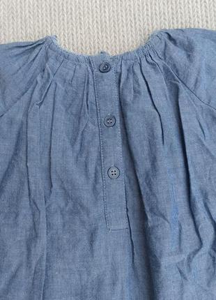 Детская блузка кофточка 6-9 мес блузочка для девочки малышки3 фото