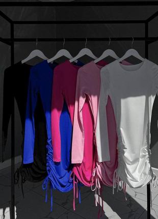 Платье на регулируемых завязках