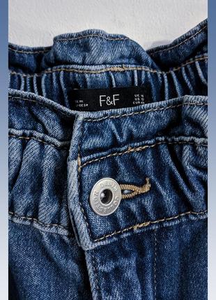 Джинсы с высокой посадкой fandf denim jeans2 фото