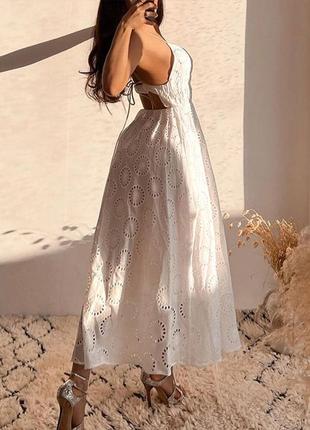 Платье zara с вышивкой