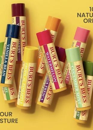 Набор натуральных бальзамов для губ burt's bees сша3 фото