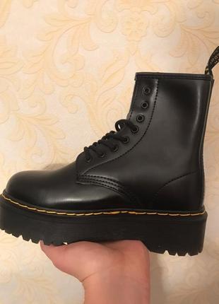 Крутые зимние женские ботинки топ качество dr. martens 🎆