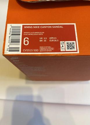 Нові оригінал сандалі nike canyon sandal5 фото