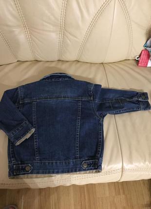 Куртка джинсовая детская 2 года gap beby2 фото