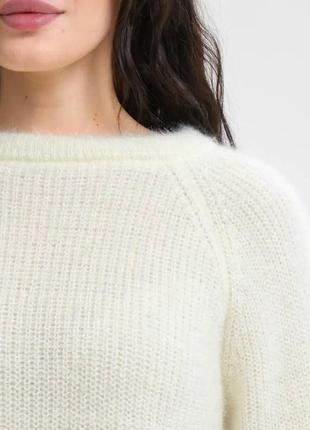 Теплый свитер вязка свободного кроя по фигуре модный трендовый базовый4 фото
