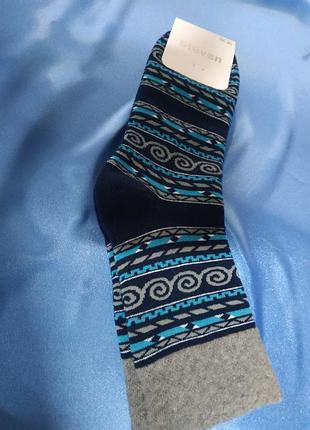 Носки женские с отворотом махровые хлопковые 35-37 steven 3053 стивен