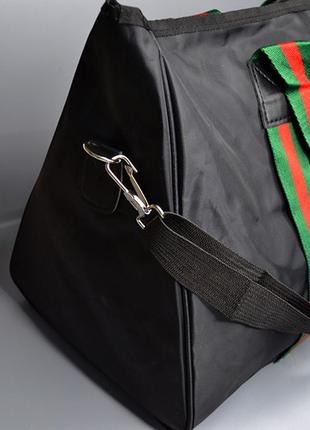 Дорожная сумка чёрного цвета, размер: 49х35х23 см3 фото