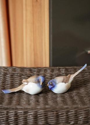 Пара птиц-синиц от датской мануфактуры bing & grøndahl