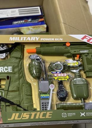 Великий ігровий набір військовий спорядження 34300 спецназ, техніка2 фото