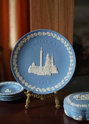 Різдвяна колекційна тарілка wedgwood «christmas 1970»