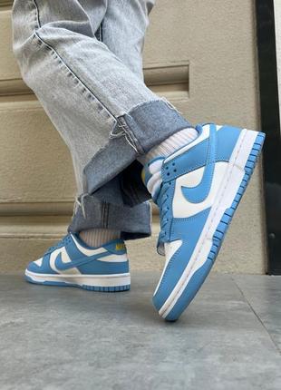 Женские кроссовки moon nike sb dunk low university blue