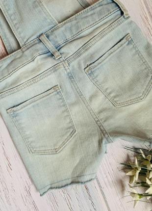 Фирменный джинсовый комбинезон h&m малышке 2-34 фото