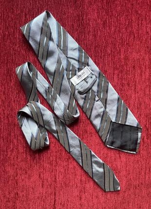 Винтажный галстук армани шелк