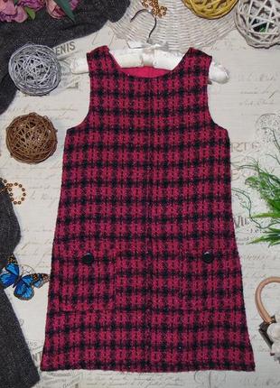 9лет.тёплый сарафан с мерцанием matalan