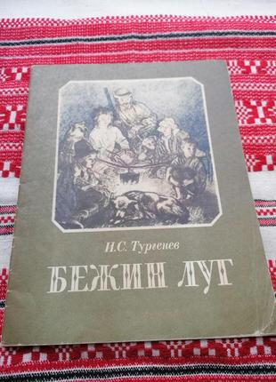 Дитяча книга - іс. тургенєв - бегін луг - 1986 рік (ссер/гвинтаж) - кіїв "веселка"