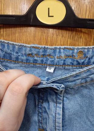 Шикарная актуальная джинсовая юбка размер 123 фото