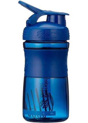 Бутылка шейкер спортивная универсальная для спортзала blenderbottle 20oz/590ml navy (original) ve-33