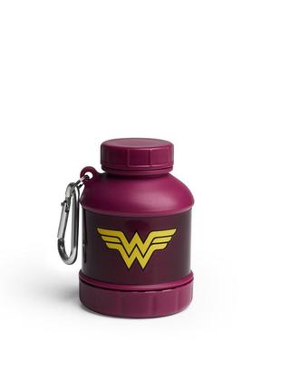 Контейнер для спортивного харчування smartshake whey2go funnel pillbox 110ml dc wonderwoman ve-33