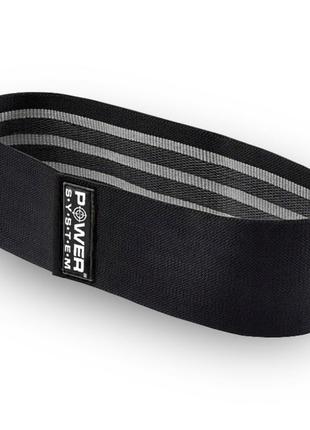 Тканева гумка тренувальна для фітнесу та спорту ps-4093 lvl 3 black/grey (d_94 см. навантаження 6-12кг.) ve-33
