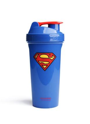 Пляшка шейкер спортивна універсальна для спортзалу smartshake lite 800ml dc superman (original) ve-33