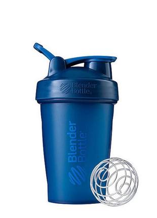 Бутылка шейкер спортивная универсальная для спортзала blenderbottle loop 20oz/590ml navy (original) ku-22