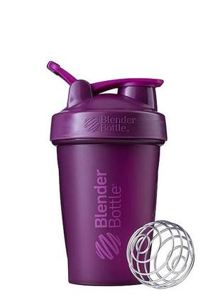 Бутылка шейкер спортивная универсальная для спортзала blenderbottle loop 20oz/590ml plum (original) ku-22