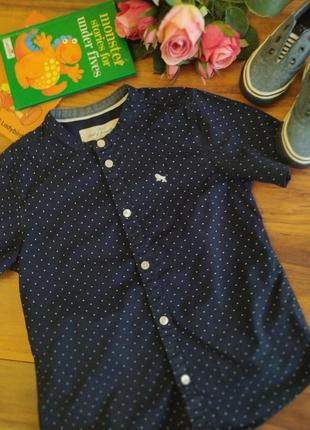 Модная хлопковая рубашка на мальчика h&amp;m на 5-6 лет