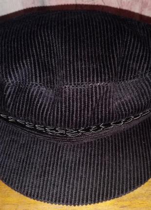 Котоновая кепка-капитанка denton hats