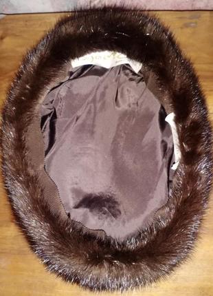 Женская, норковая шапка rivola