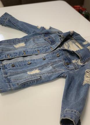 Куртка джинсовая stradivarius2 фото