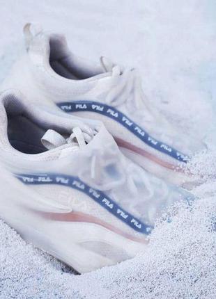 Силіконові чохли бахіли для взуття від дощу і бруду s (розмір 32-36) колір білий5 фото