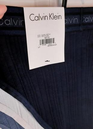 Трусики в рубчик, трусы, новинка от calvin klein6 фото