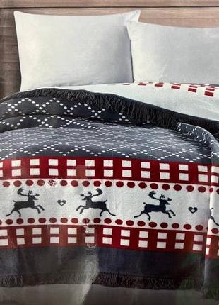 Хлопковый плед евро