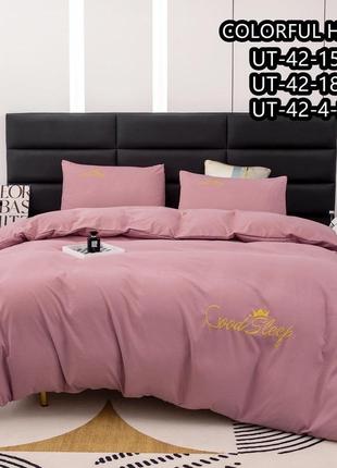 Сатінова постільна білизна 100%хлопок.турція