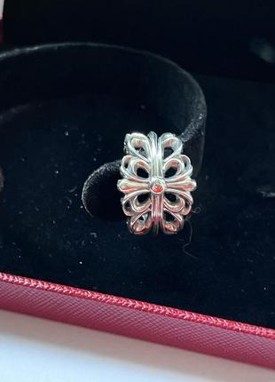 Chrome hearts double floral ring