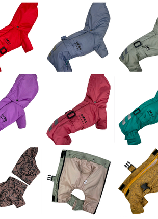 Зимний комбинезон для собак и котов на змейке