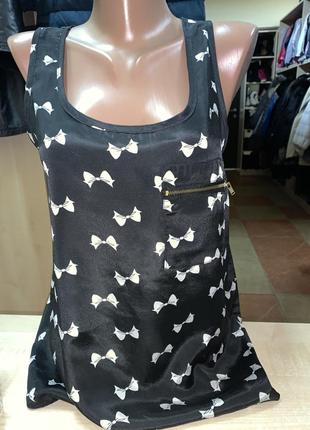 Майка атласна удлененая