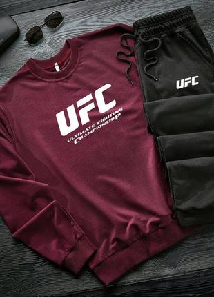 Мужской костюм свитшот+ штаны ufc