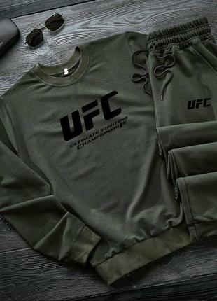 Чоловічий костюм світшот+ штани ufc1 фото