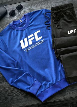 Чоловічий костюм світшот+ штани ufc1 фото