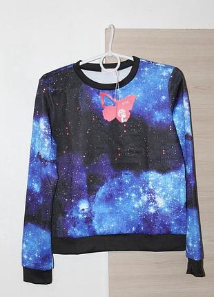 Худи the love brand принт космос