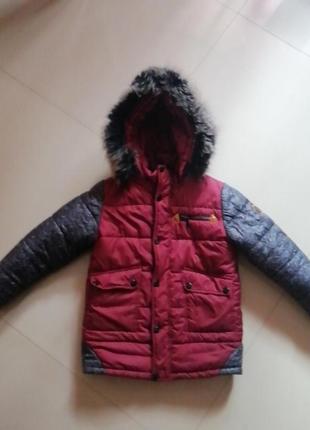 Куртка, рост 134, в идеальном состоянии, теплая.