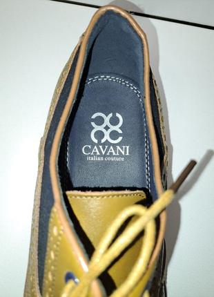 Кожаные мужские туфли от бренда cavani3 фото