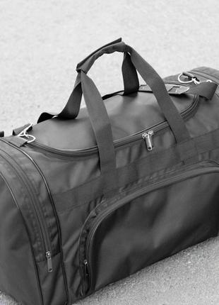 Мужская дорожная сумка bloto спортивная черная вместительная для путешествий и тренировок на 60л4 фото