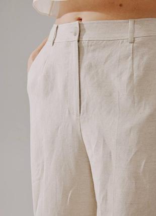 Льняные брюки британского бренда oler
