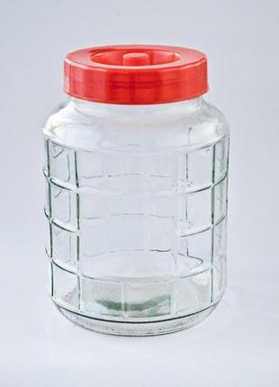 Бутыль стеклянный для вина с гидрозатвором 24.5л1 фото
